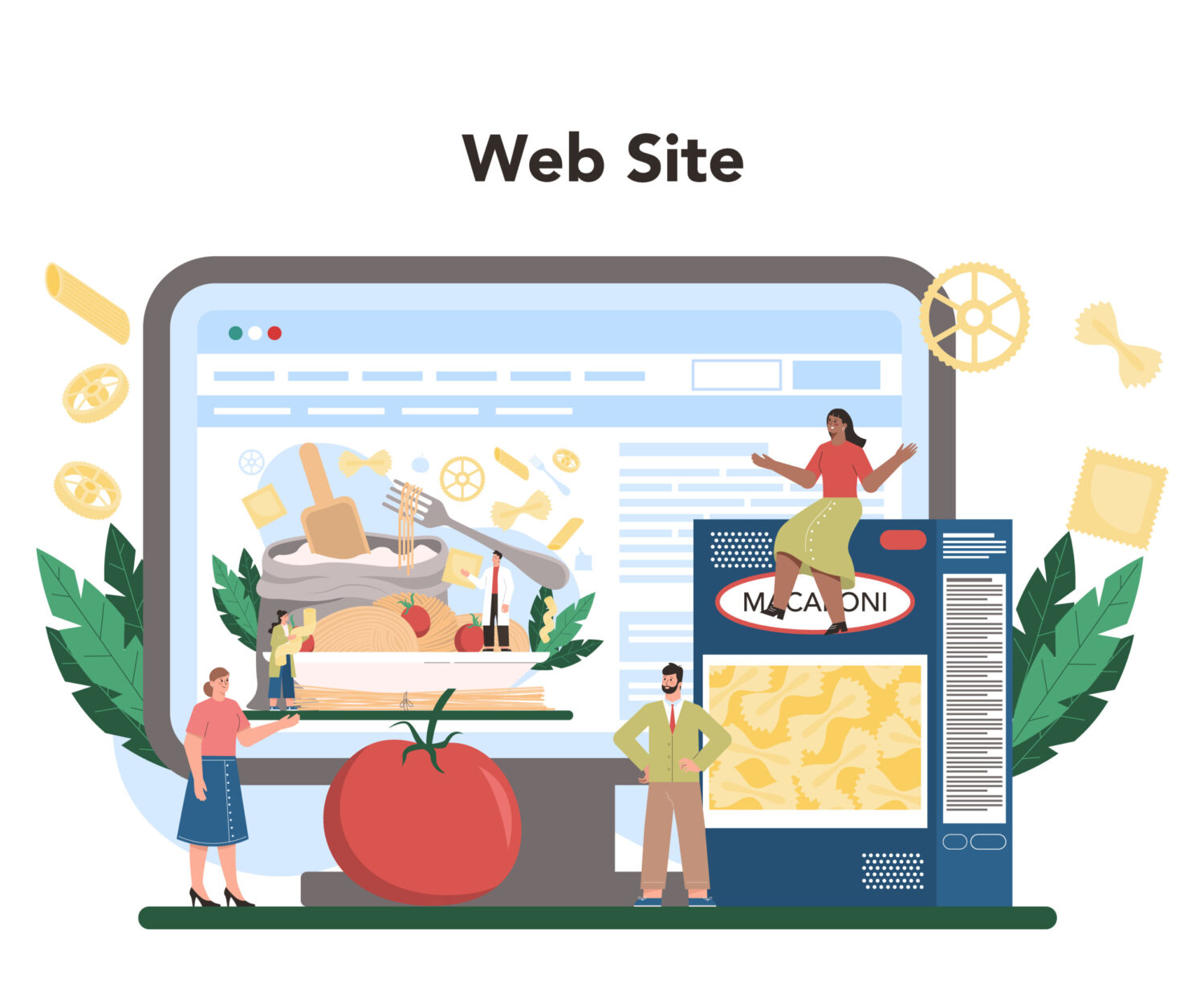 Graphic design for websites